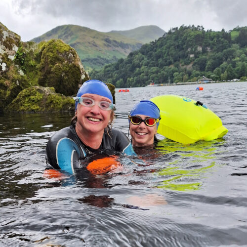 Ullswater Swimming Adventure_Linda Rothera and friend