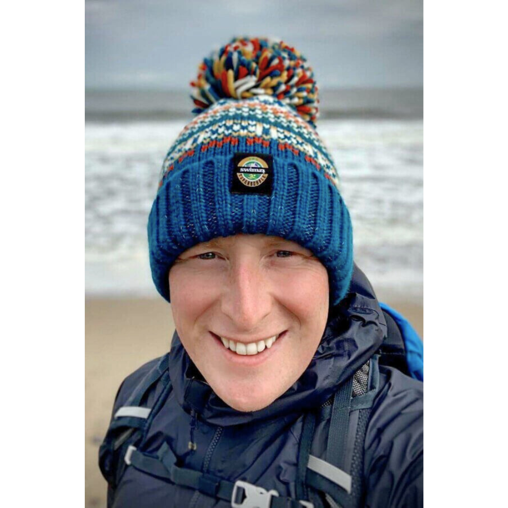 Swimzi Bobble Hat Fjord Nordic Knit Swim the Lakes
