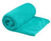 Sea to Summit Tek Towel Baltic Green Colour in a roll