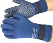 The blue, Zone3 Yulex outdoor swim gloves